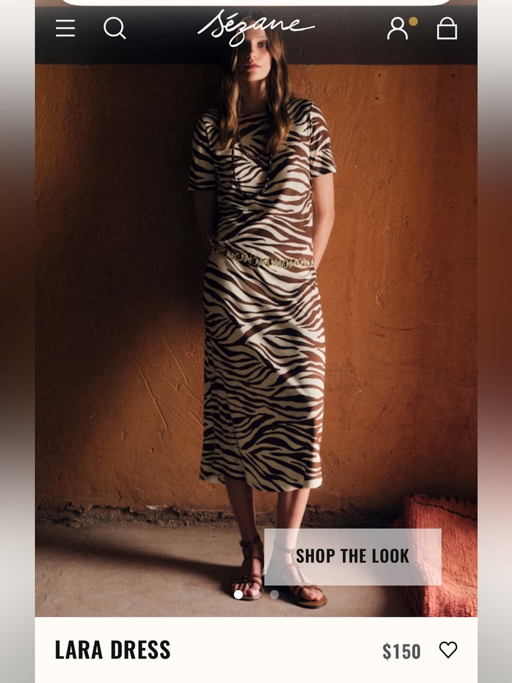 Sezane Lara dress XS